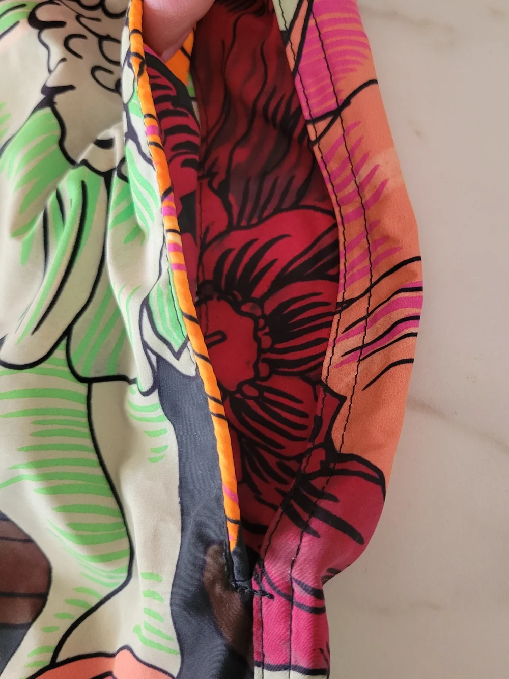 Scotch & Soda Mens Retro Floral Swim Trunks Size L